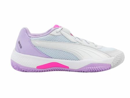 Chaussures de Padel pour Adultes Puma NOVA Court Blanc Lila on Sale