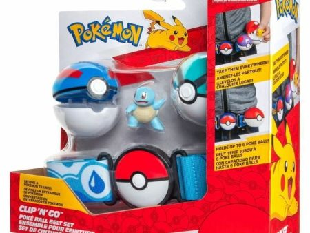 Ensemble de Figurines Pokémon Clip  N  Go - Squirtle 5 cm 5 Pièces For Cheap