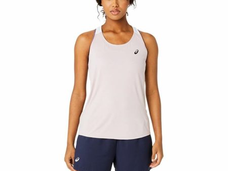 Débardeur Femme Asics Court Tank Tennis Rose Hot on Sale