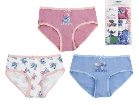 Pack de culottes pour fille Stitch Multicouleur Online Hot Sale