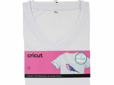 Tee-shirt personnalisable pour Plotter Cricut Women s Blanc Cheap