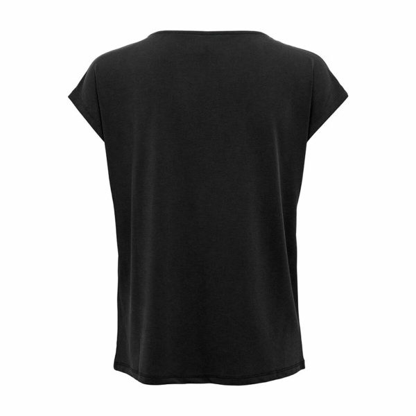 T-shirt à manches courtes femme Only Onlfree Life Mod.V-Neck Noir Online Hot Sale