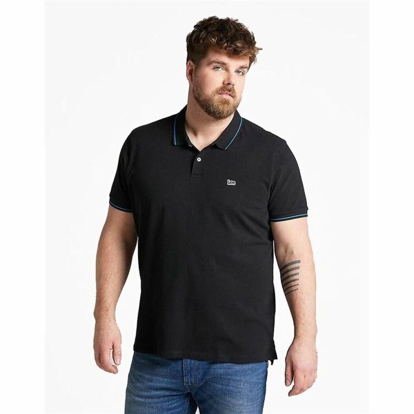 Polo à manches courtes Lee Noir on Sale