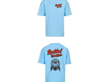 T-shirt à manches courtes homme RADIKAL Bear Bleu ciel XL Sale