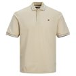 Polo à manches courtes homme Jack & Jones JPRBLUWIN POLO SS NOOS 12169064 Beige Cheap