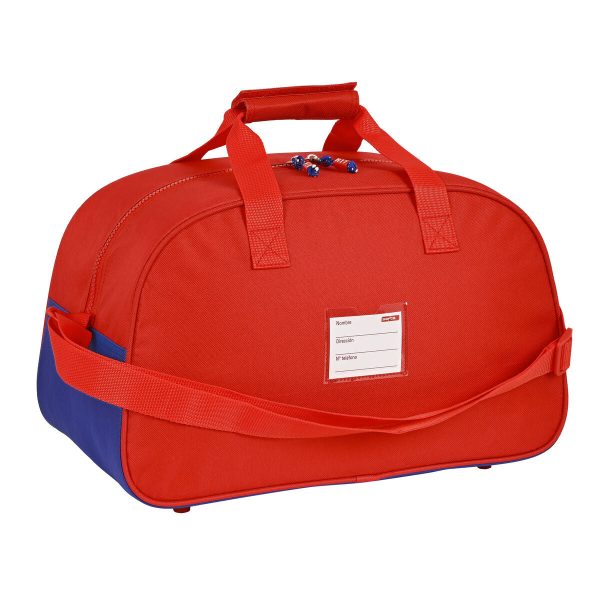 Sac de sport Atlético Madrid Rouge Blue marine (40 x 24 x 23 cm) For Sale