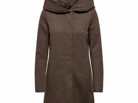 Veste Only sedona Light Coat Hot Fudge Femme Cheap