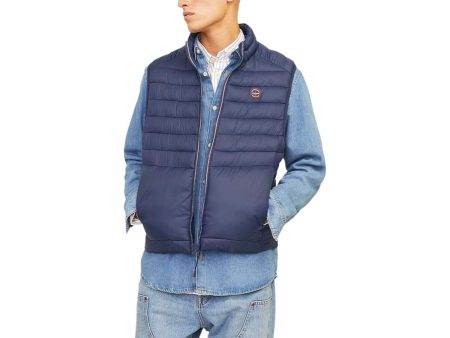 Gilet Rembourré pour Hommes Jack & Jones JJESPRINT BODYWARMER COLLAR NOOS 12258457 Blue marine Sale