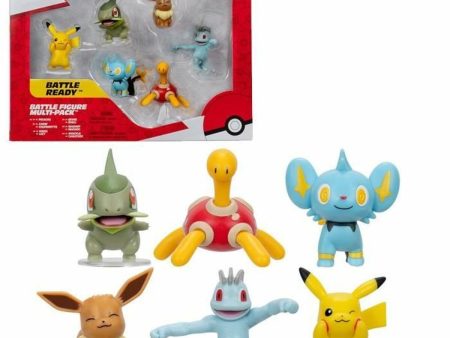 Ensemble de Figurines Pokémon JW3614 5 cm 6 Pièces on Sale