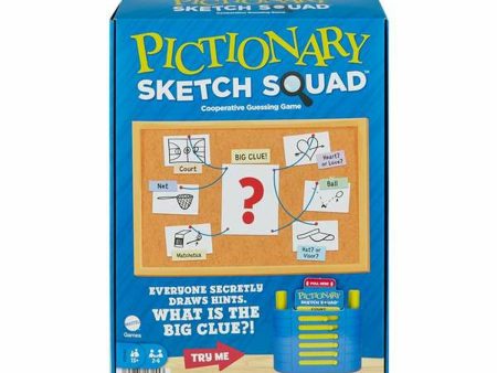 Jeu de société Mattel Pictionary Sketch Squad EN For Sale