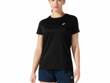 T-shirt à manches courtes femme Asics Core SS Noir on Sale