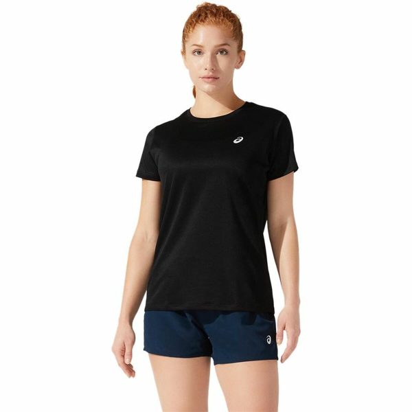 T-shirt à manches courtes femme Asics Core SS Noir on Sale