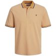 Polo à manches courtes homme Jack & Jones JPRBLUWIN POLO SS NOOS 12169064 Orange Online Hot Sale