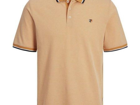 Polo à manches courtes homme Jack & Jones JPRBLUWIN POLO SS NOOS 12169064 Orange Online Hot Sale