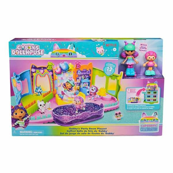 Coffret salle des fêtes Gabby s Dollhouse 26,2 x 41,9 x 8,1 cm Sale