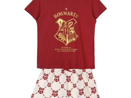 Pyjama D Été Harry Potter Rouge Femme Rouge foncé For Discount